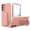 Изображение Wozinsky - Wozinsky Kickstand Case Silicone Stand Cover for Samsung Galaxy S22 + Pink