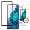 Изображение Wozinsky - Wozinsky Tempered Glass Full Glue Super Tough Screen Protector Full Coveraged with Frame Case Friendly for Samsung Galaxy S20 FE black
