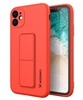 Picture of Wozinsky Apple Kickstand Case flexible silicone iPhone 11 Red
