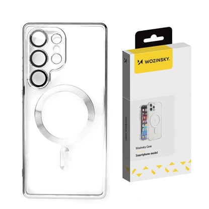 Изображение Wozinsky Wozinsky Electroplated Case with Magsafe for Samsung Galaxy S25 - silver