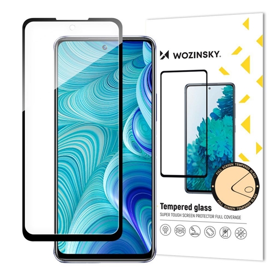 Изображение Wozinsky Wozinsky Full Glue Infinix Hot 11S NFC Full Screen Tempered Glass with Frame black (case friendly)