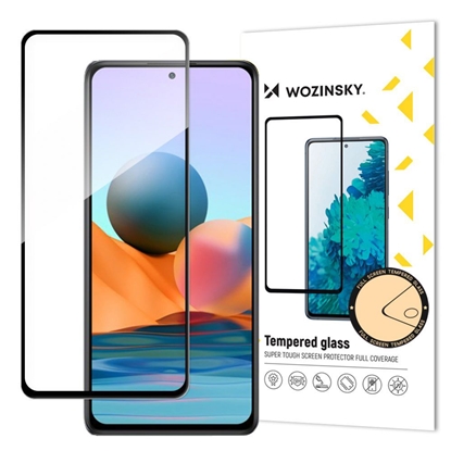 Изображение Wozinsky Wozinsky Super Durable Full Glue Full Screen Tempered Glass with Frame Case Friendly Xiaomi Redmi Note 12 Pro+ / Note 12 Pro / Note 12 5G / Note 12 / Xiaomi Redmi Note 10 Pro / Xiaomi 12T / 12 T Pro / Mi 11i / Mi 11T / Mi 11T Pro / POCO F3 / P