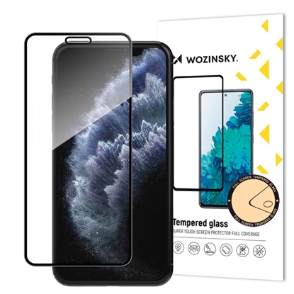 Picture of Wozinsky Wozinsky super tough full glue tempered glass full screen with frame case friendly Apple iphone xr / iphone 11 black
