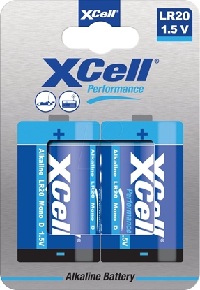 Attēls no XCell Batterie Performance Alkaline LR20 Mono D 2St.