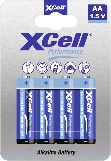 Picture of XCell Batterie Performance Alkaline LR6 Mignon AA 4St.