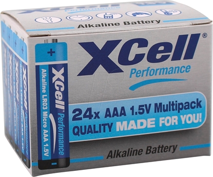 Attēls no XCell Batterie Performance LR03 Micro AAA 24er Box