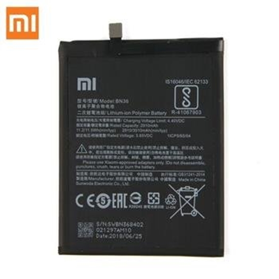 Picture of Xiaomi BN36 Original Battery For Xiaomi mi A2 3010 mAh (OEM)
