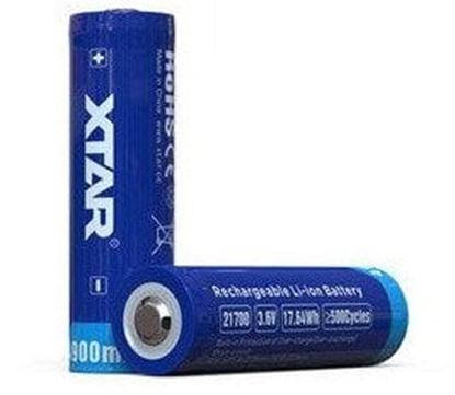 Attēls no x-tar Akumulator Xtar 21700 3,7V Li-ion 4900mAh z zabezpieczeniem
