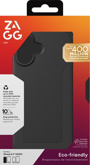 Изображение ZAGG Luxe Snap - etui do iPhone 17 kompatybilne z MagSafe (black)