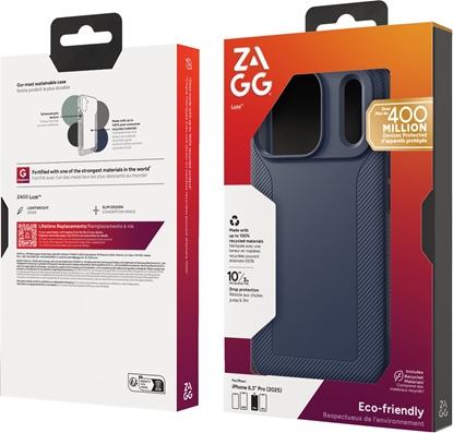 Изображение ZAGG Luxe Snap - etui do iPhone 17 Pro kompatybilne z MagSafe (navy)