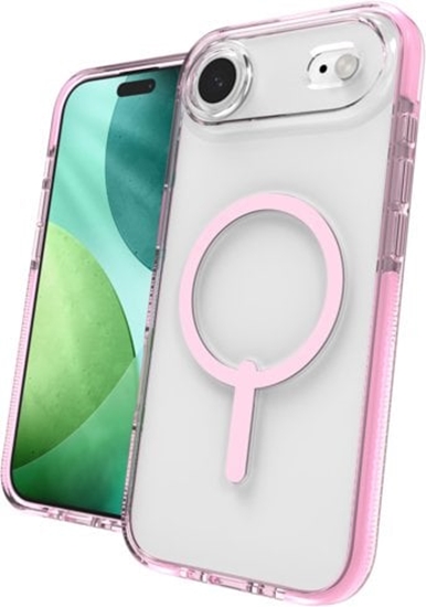 Picture of ZAGG Santa Cruz Snap - etui do iPhone 17 Air kompatybilne z MagSafe (pink sorbet)