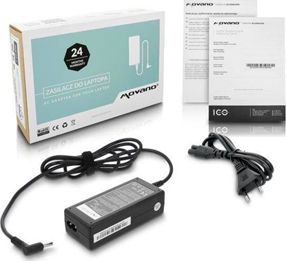 Picture of Zasilacz do laptopa Movano 65 W, 3 mm, 3.3 A, 19.5 V (ZZ/HP195333P)