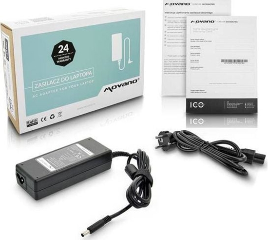 Picture of Zasilacz do laptopa Movano 90 W, 3 mm, 4.6 A, 19.5 V (ZZ/DEL195462P)
