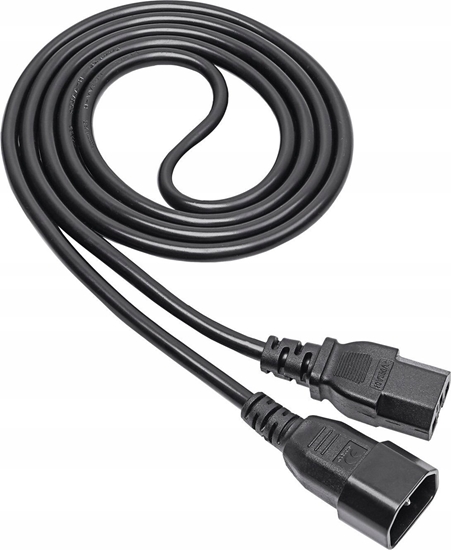 Picture of Zasilacz serwerowy Akyga AKYGA Power cable AK-UP-06 IEC C14 C15 250V/50Hz 1.8m