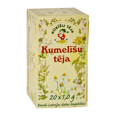 Picture of Zāļu tēja RŪĶĪŠU TĒJA, kumelīšu, 20 maisiņi paciņā x 1 g
