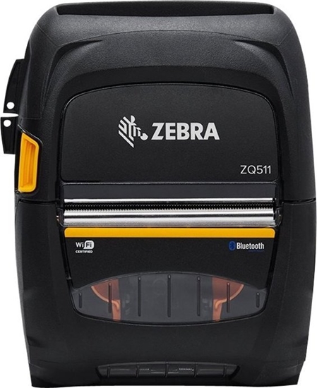 Picture of zebra DT Printer ZQ511 media width 3.15/80mm; English/Latin fonts, Bluetooth 4.1, stnd battery, EMEA certs