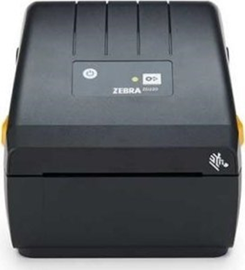 Picture of zebra Thermal Transfer Printer (74/300M) ZD230; Standard EZPL, 203 dpi, (wersja europejska) and UK Power Cords, USB, Ethernet, Dispenser (Peeler)