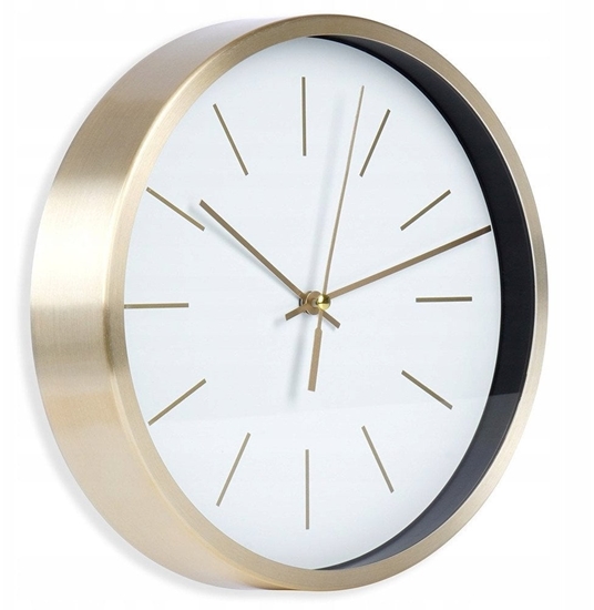 Picture of Zegar cienny biay zoty 25 cm