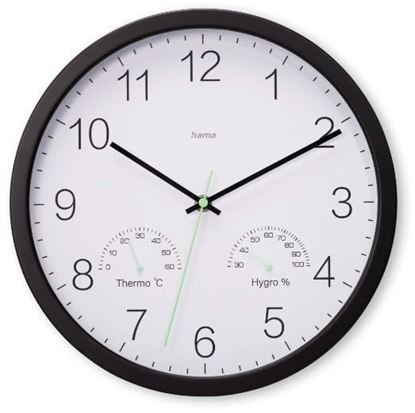 Изображение Zegar ścienny 30cm Santorini Czarny 