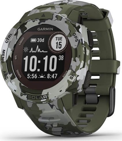 Picture of Zegarek sportowy Garmin  Instinct Solar Camo Szaro-zielony  (010-02293-06)