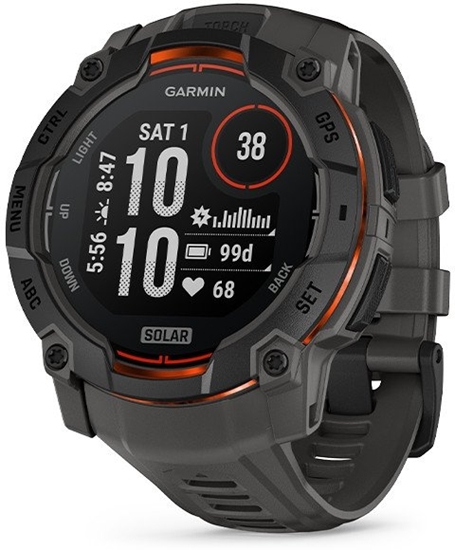 Picture of Zegarek sportowy Garmin Instinct 3 Solar - 50mm Czarny (010-02935-00)