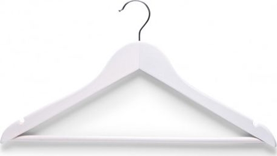 Picture of Zeller Zeller, Zestaw 4 wieszaków na ubrania, 4.8x44x23cm, biay