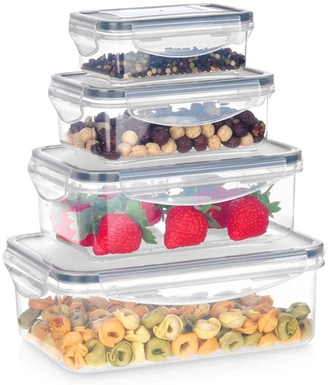 Picture of Zestaw 4 Pojemników Na ywno Z Pokrywami I Uszczelkami 229244