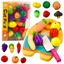 Picture of Zestaw Do Krojenia Owoce Warzywa Deska Nó Akcesoria Edukacyjne Dla Dzieci LEAN Toys