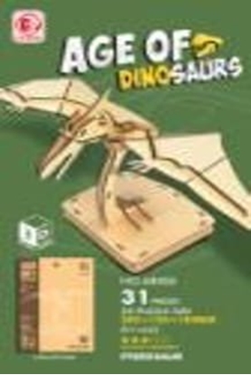 Picture of Zestaw Drewniane Puzzle 3D Model Dinozaur Pterozaur Skadanie 31 Elementów