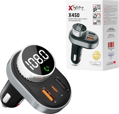 Attēls no Zestaw gonomówicy Xblitz Zestaw gonomówicy Xblitz X450 Bluetooth