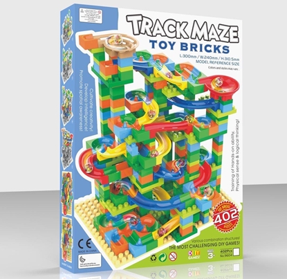 Изображение Zestaw Klocków Tor Kulka 402el.