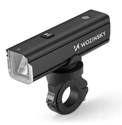 Picture of Zestaw lampek rowerowych Wozinsky WSBLB3 przednia (1000 lm) i tylna USB-C - czarny