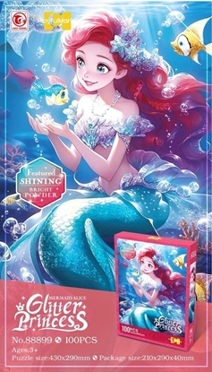 Изображение Zestaw Puzzli 100el. Syrenka EDUKAMP