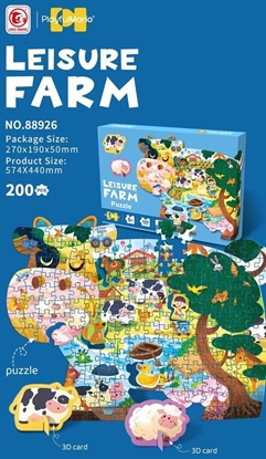 Picture of Zestaw Puzzli 200el. Farma EDUKAMP