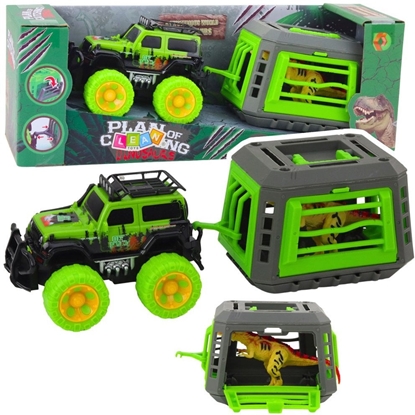 Picture of Zestaw Samochód Terenowy Klatka Z Dinozaurem T-Rex LEAN Toys