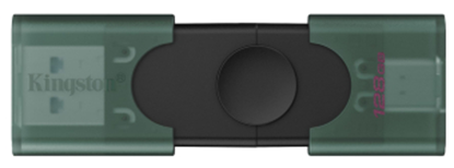 Picture of Zibatmiņa Kingston DataTraveler Duo USB 128GB Flash Drive USB-C USB-A