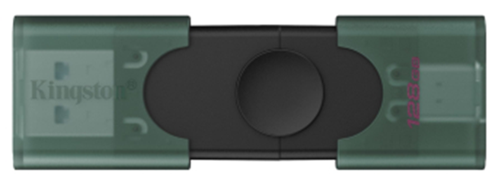 Picture of Zibatmiņa Kingston DataTraveler Duo USB 128GB Flash Drive USB-C USB-A