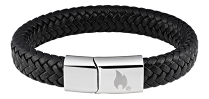 Attēls no Zippo Braided Leather Bracelet 22 cm