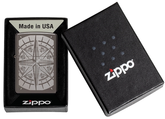 Picture of Zippo Lighter 29232 Black Ice® Compass