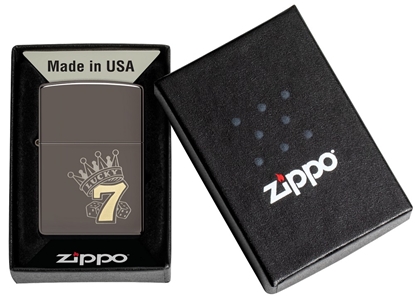 Picture of Zippo Lighter 48913 Lucky 7 Design