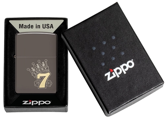 Picture of Zippo Lighter 48913 Lucky 7 Design