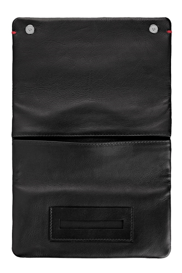 Изображение Zippo Nappa Tri-Fold Tobacco Pouch Black