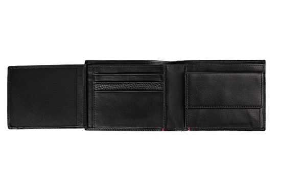 Изображение Zippo Nappa Tri-Fold Wallet Black