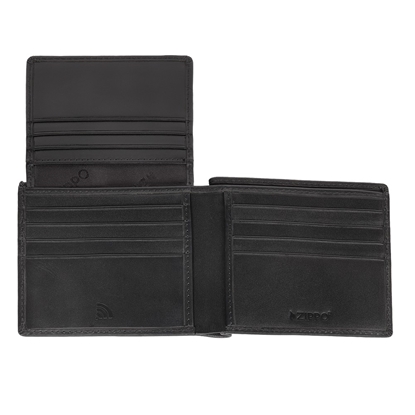 Изображение ZIPPO SIGNATURE TRI-FOLD WALLET, Black