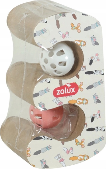 Picture of ZOLUX Drapka dla kota skadana CHATOUILLE podwójna z pikami i kocimitk