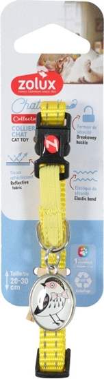 Изображение ZOLUX Obroa dla kota z zawieszk w ksztacie ptaka CHATOUILLE óta