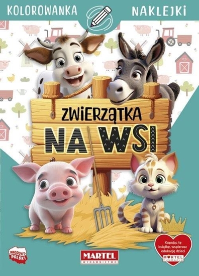 Picture of Zwierztka na wsi z naklejkami