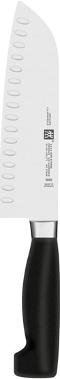 Изображение Zwilling Nó Santoku z rowkami Zwilling Four Star