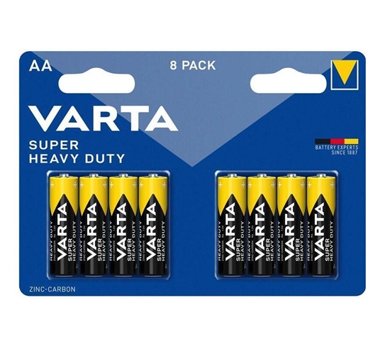 Picture of - Varta Super Heavy Duty AA Battery 8pcs
