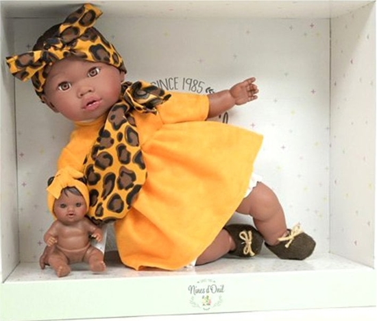 Picture of *****NINES lalka Alika 40cm c.skóra sukOchra 37321